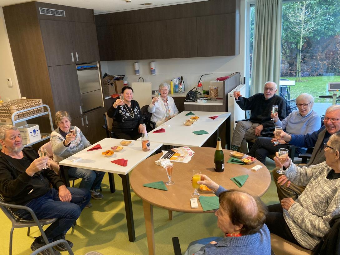 Familiegroep Brugge nieuwjaarsbijeenkomst