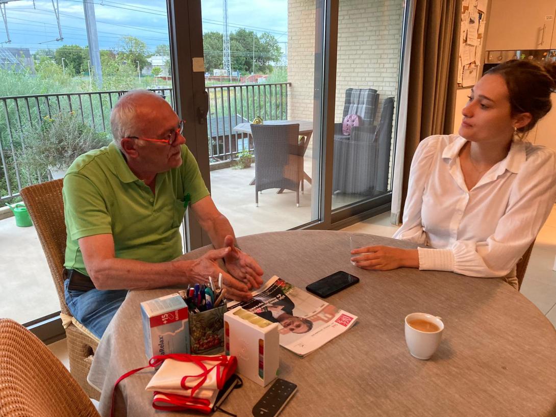 Interview persoon met dementie
