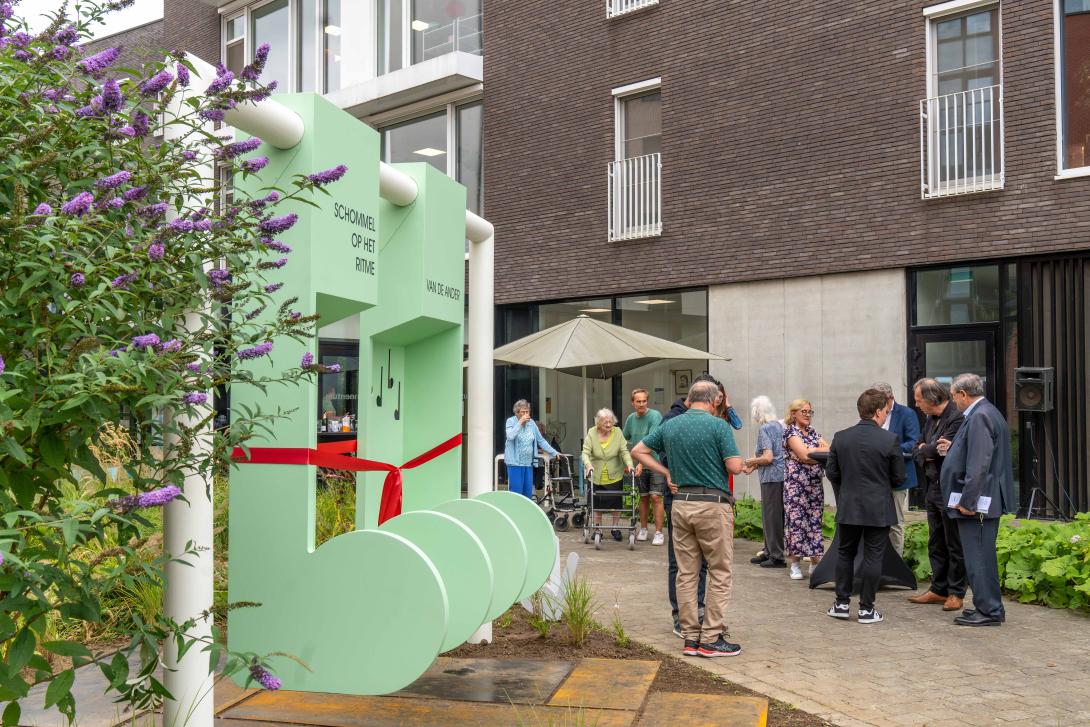 Onthulling van eerste dementieschommel in Vlaanderen