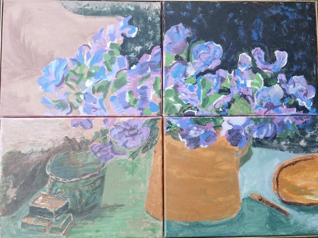 Herschildering Bloemboeket Jenny Montigny