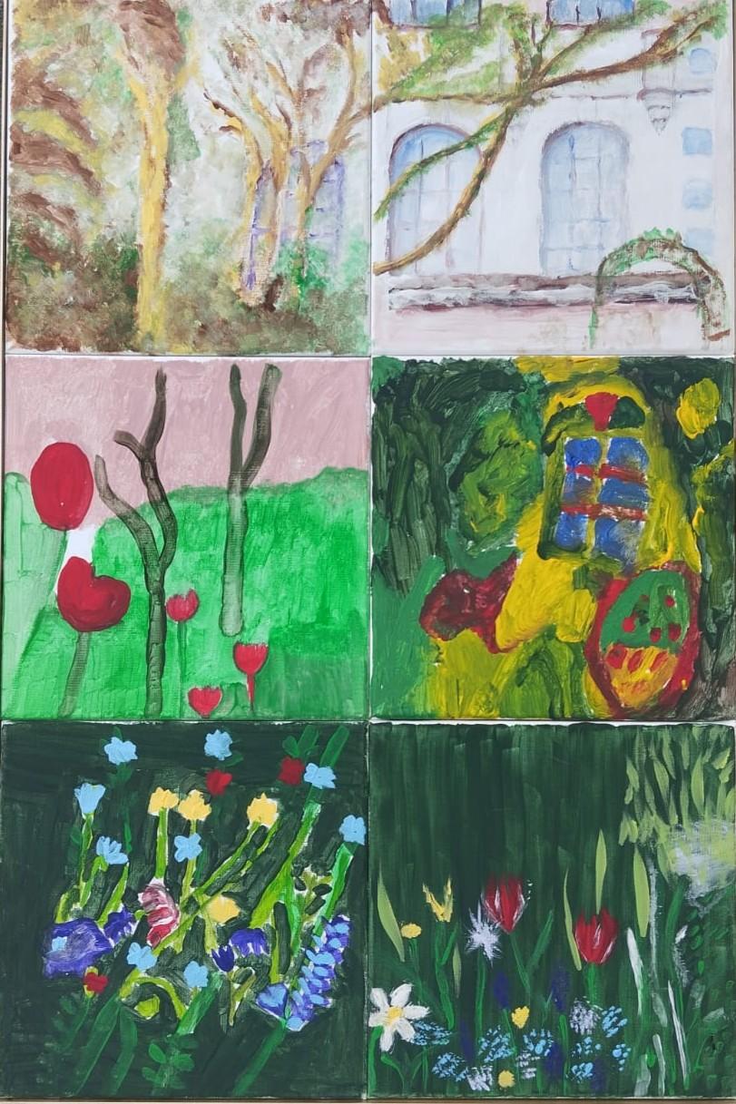 Herschildering tuin Rubenshuis